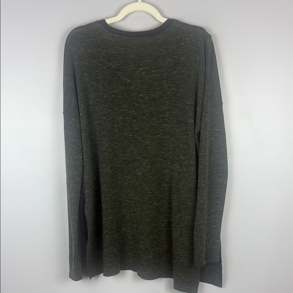 Aritzia Wilfred Sherbrooke Dark Gray Knit Oversized Sweater Size Large - Picture 8 of 10